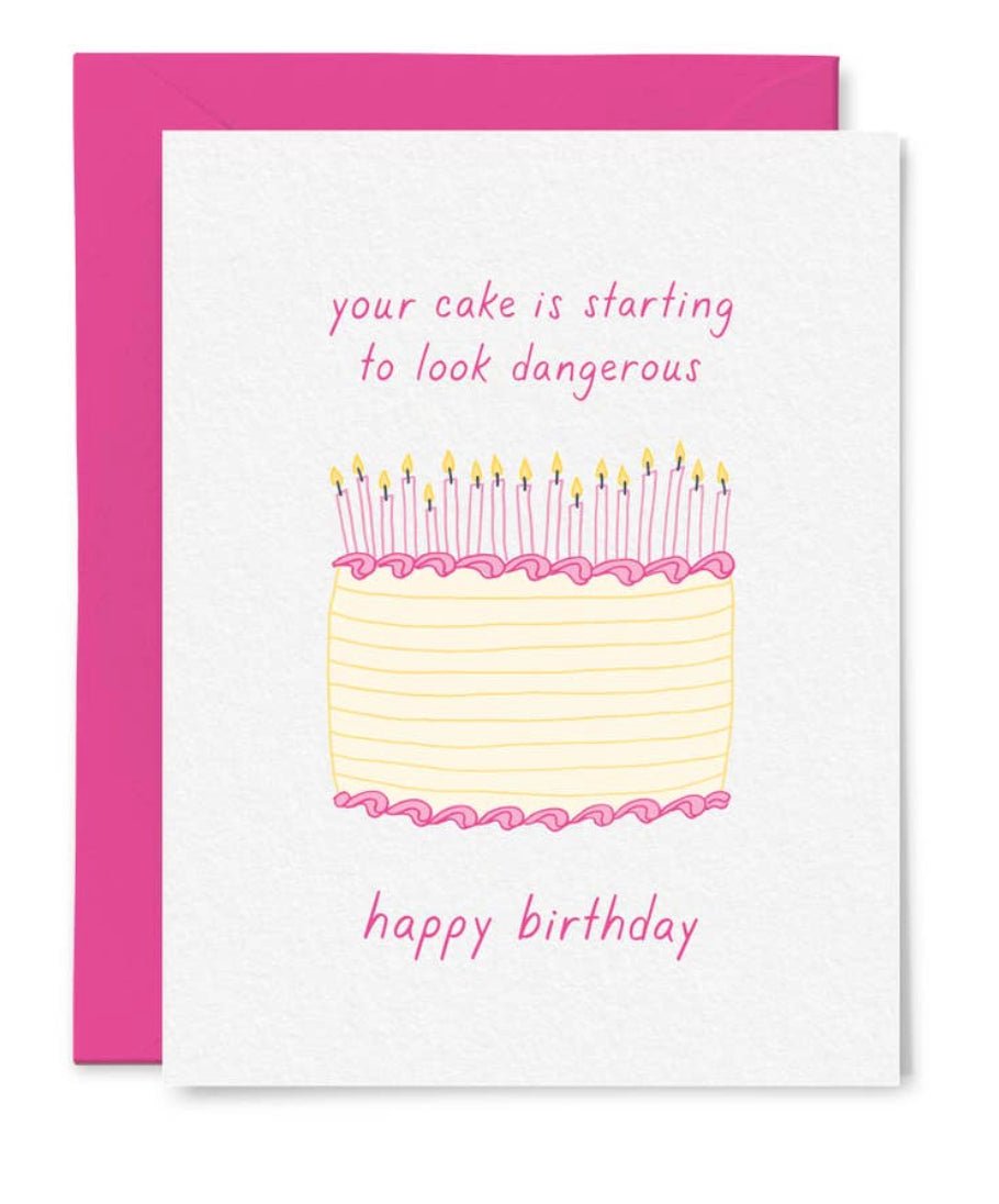 Dangerous Cake- Birthday Card - Good Judy (.com)