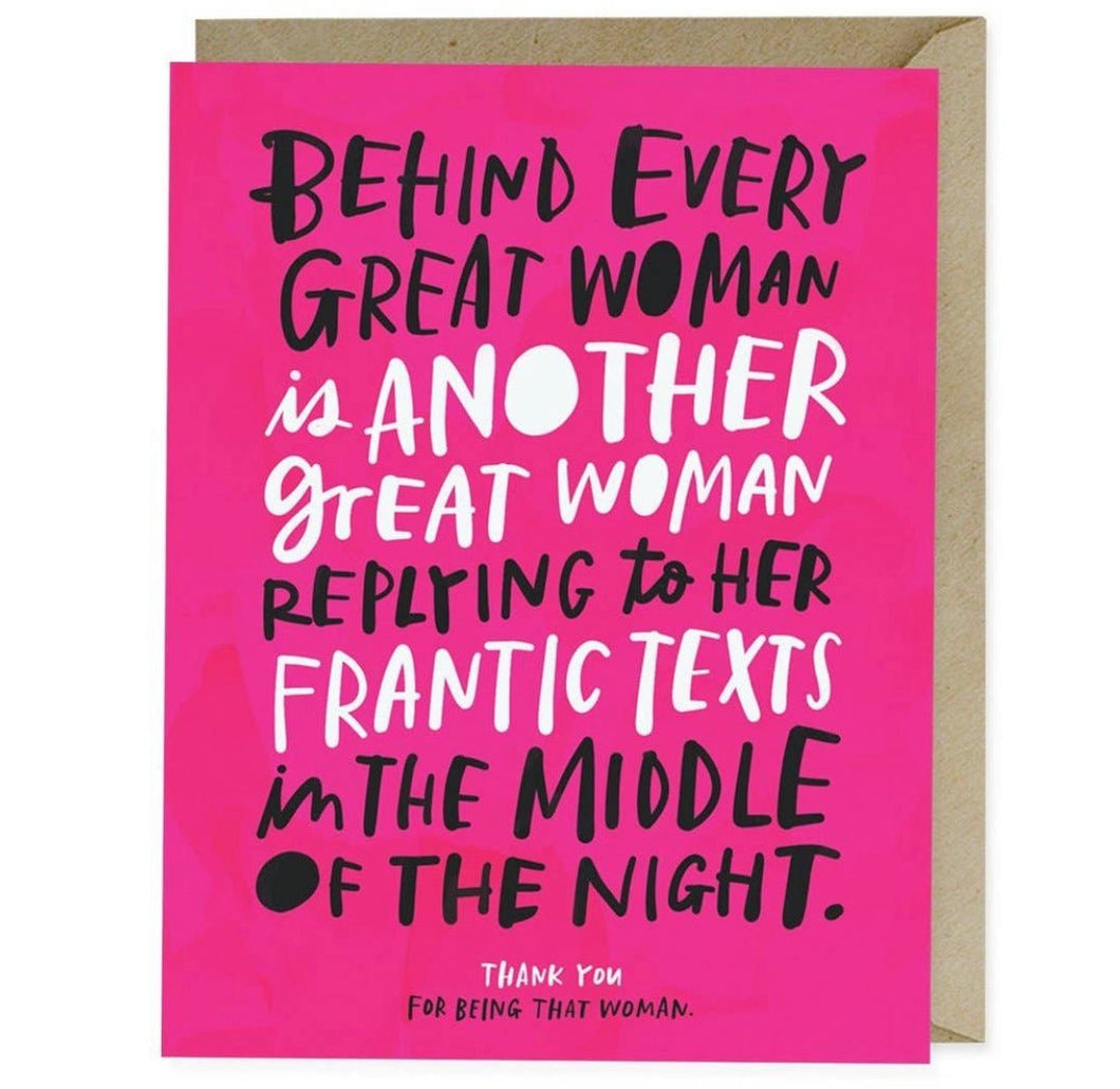 Every Great Woman- Support Card - Good Judy (.com)
