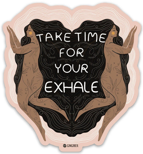 Exhale- Sticker - Good Judy (.com)