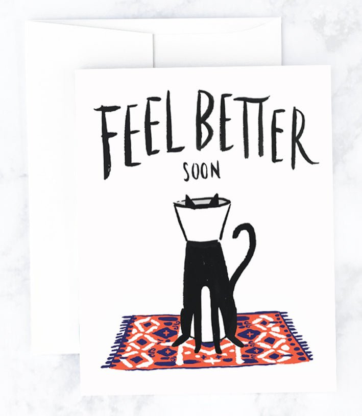 Feel Better/Cat Cone- Card - Good Judy (.com)