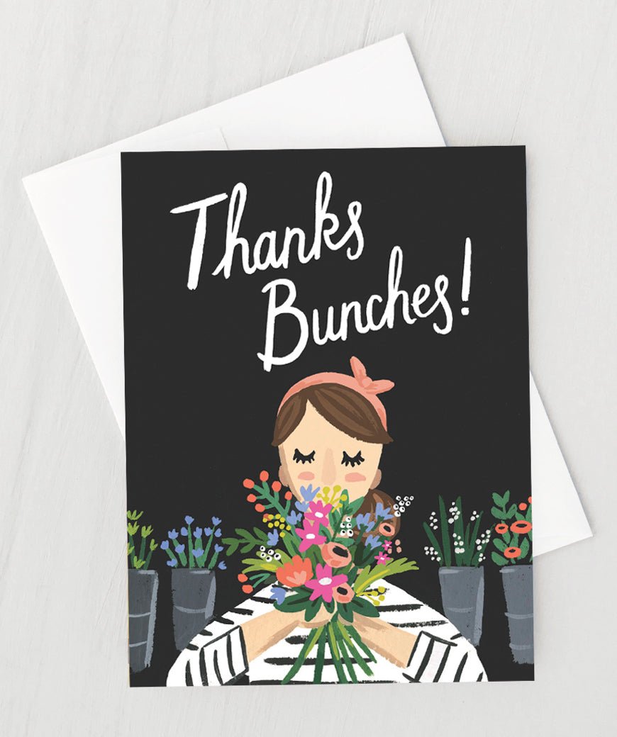 Floral Bunches- Thank You Card - Good Judy (.com)