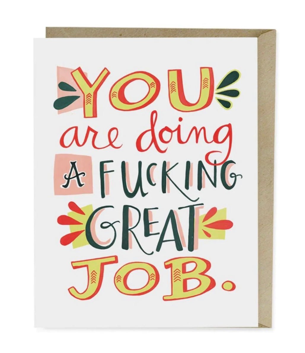 Great Job Card- Support/Encouragement Card - Good Judy (.com)