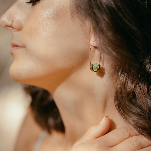 Green Kyanite Belen Earrings - Good Judy (.com)
