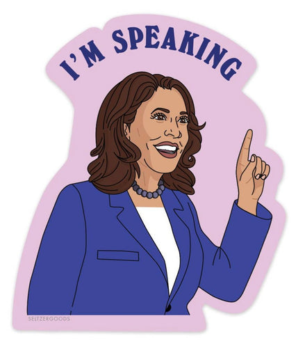 Kamala Speaking Sticker - Good Judy (.com)