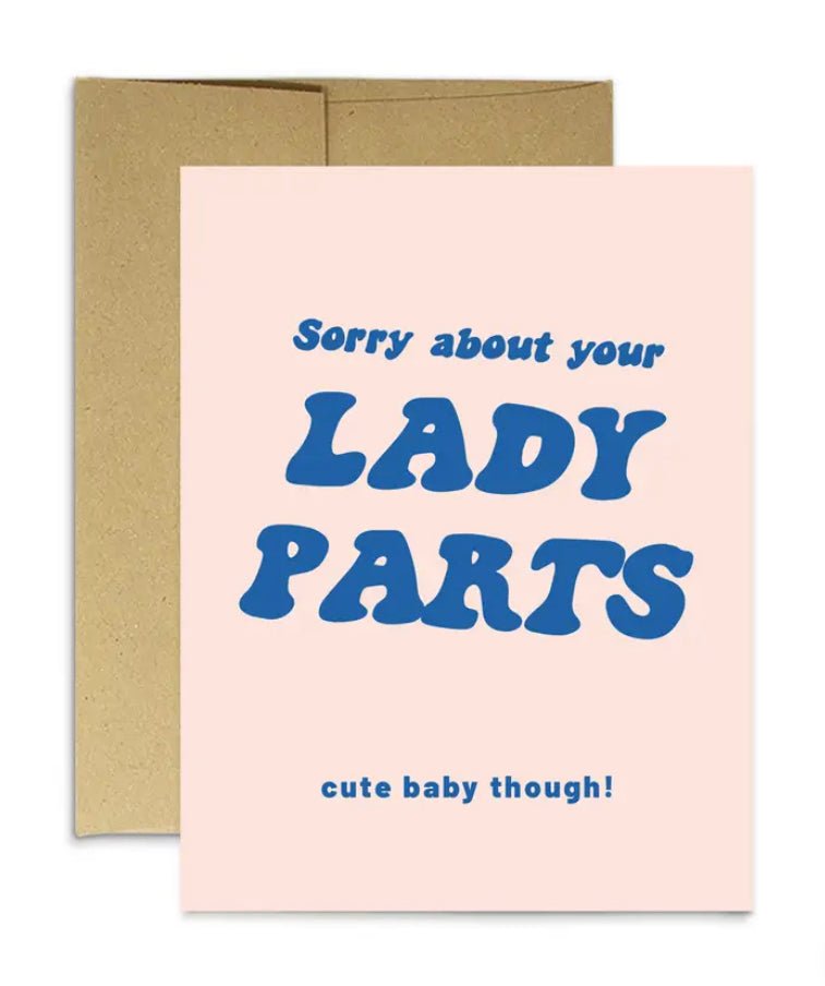 Lady Parts- Baby Card - Good Judy (.com)