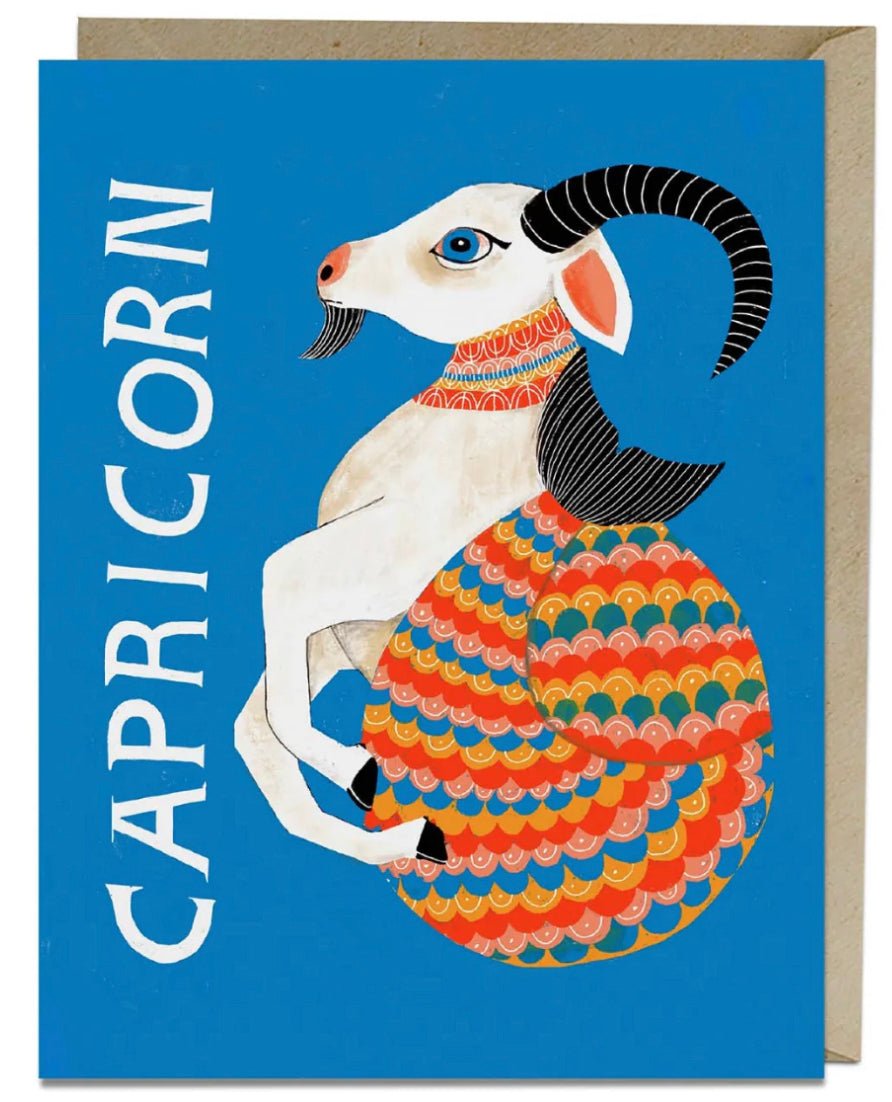 Lisa Congdon Capricorn Card - Good Judy (.com)