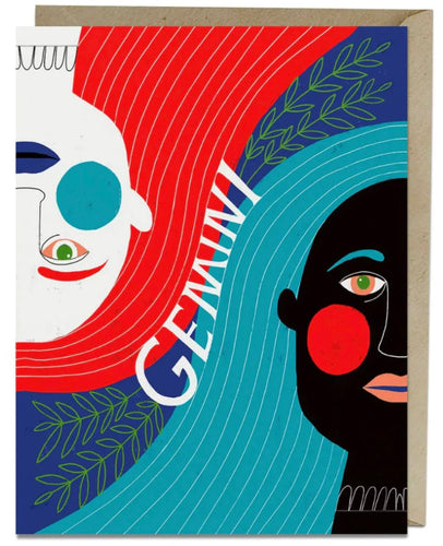 Lisa Congdon Gemini- Card - Good Judy (.com)