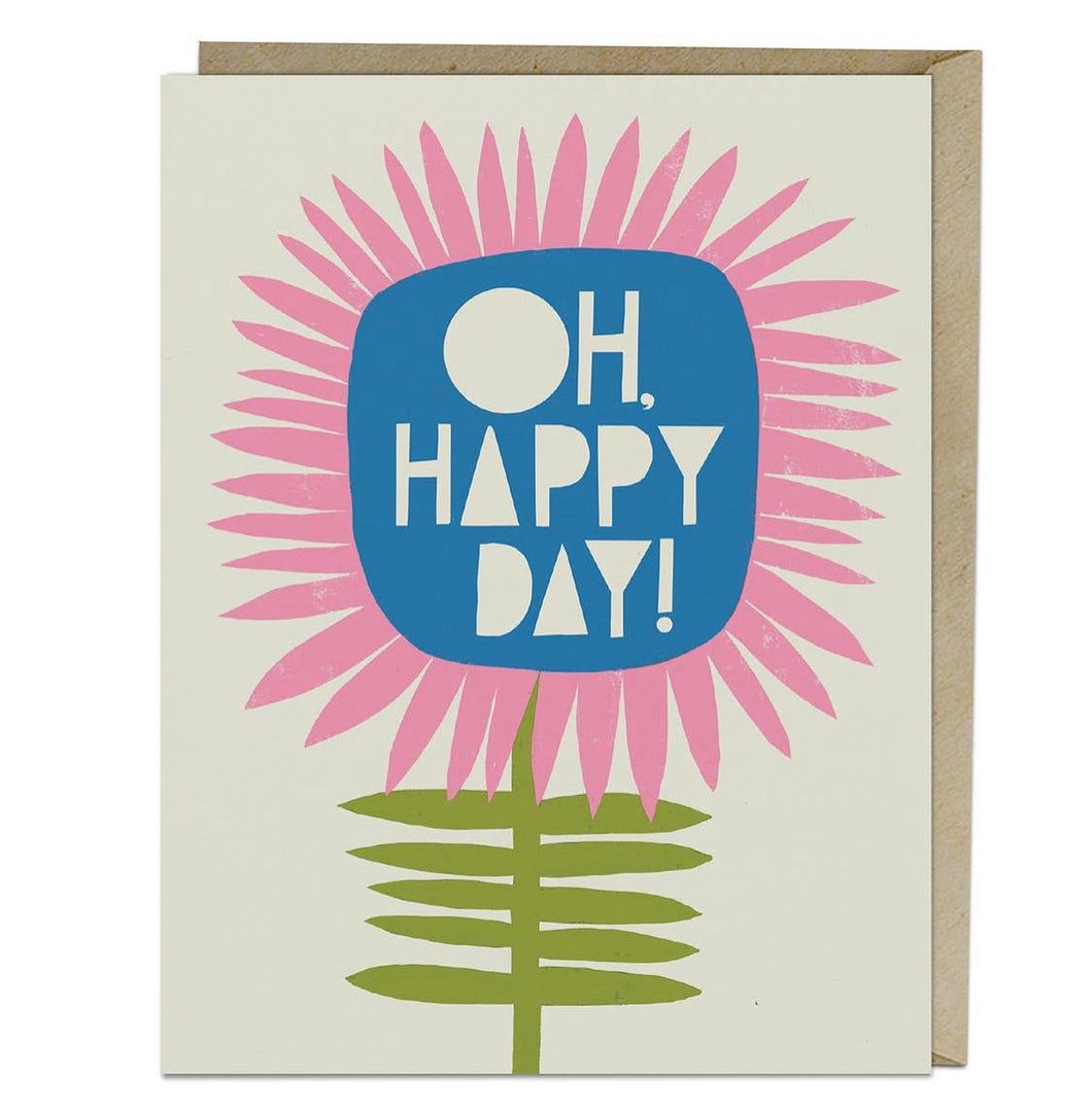 Lisa Congdon Happy Day- Celebration Card - Good Judy (.com)