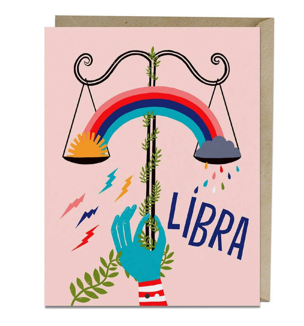 Lisa Congdon Libra Card - Good Judy (.com)