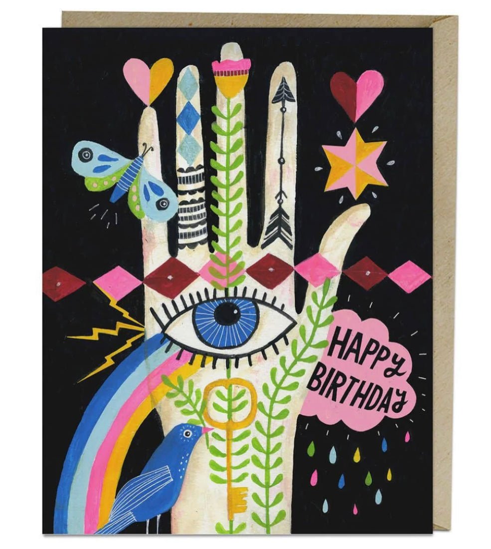 Lisa Congdon Rainbow Hand- Birthday Card - Good Judy (.com)