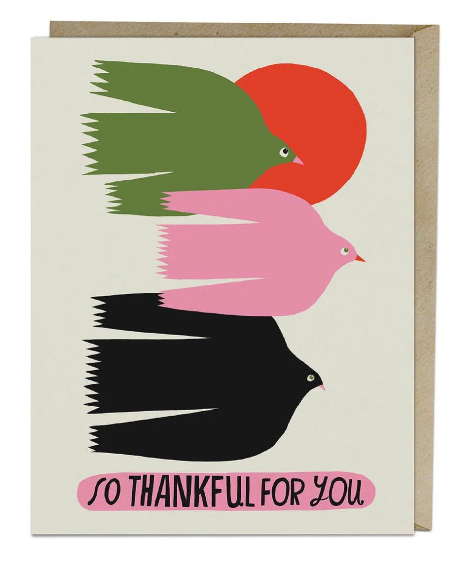 Lisa Congdon So Thankful Card- Love/Encouragement Card - Good Judy (.com)
