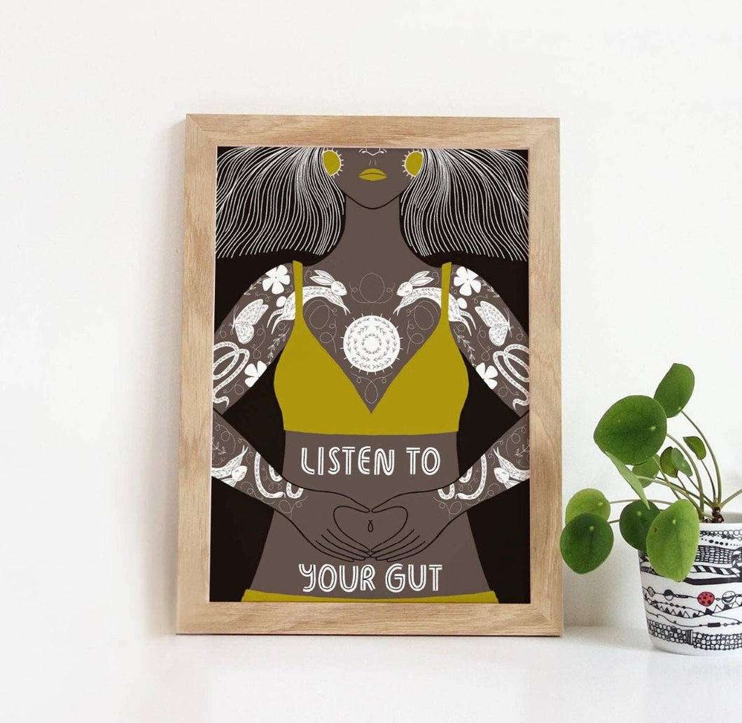 Listen to Your Gut- Art Print - Good Judy (.com)