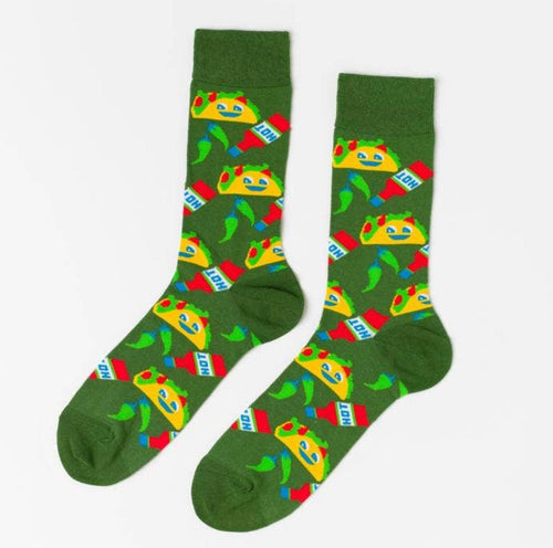 Men's- Taco Crew Socks - Good Judy (.com)