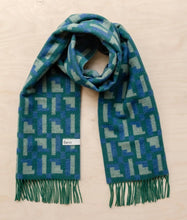 Load image into Gallery viewer, Oversized Lambswool Scarf- in Houndstooth Jacquard - Good Judy (.com)
