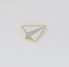 Load image into Gallery viewer, Paper Airplane Pin - Good Judy (.com)
