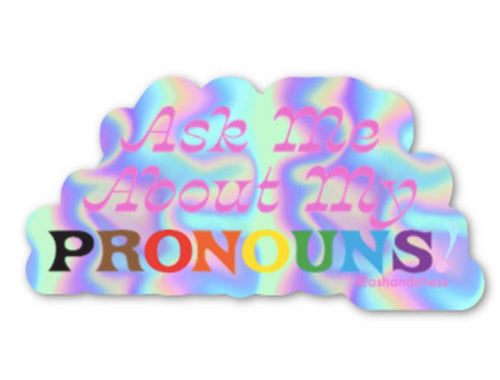 Pronouns- Sticker - Good Judy (.com)