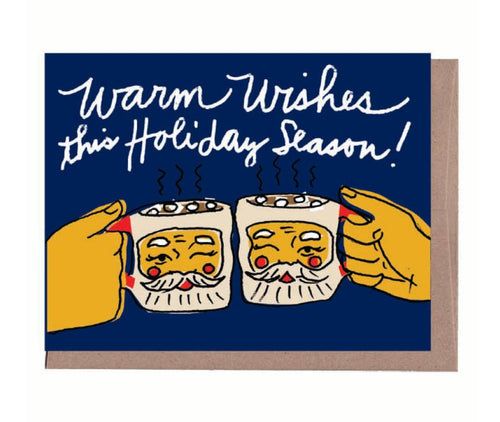 Santa Cheers- Christmas Card - Good Judy (.com)