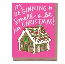 Load image into Gallery viewer, Scratch &amp; Sniff Gingerbread House- Holiday Card - Good Judy (.com)
