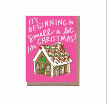 Load image into Gallery viewer, Scratch &amp; Sniff Gingerbread House- Holiday Card - Good Judy (.com)
