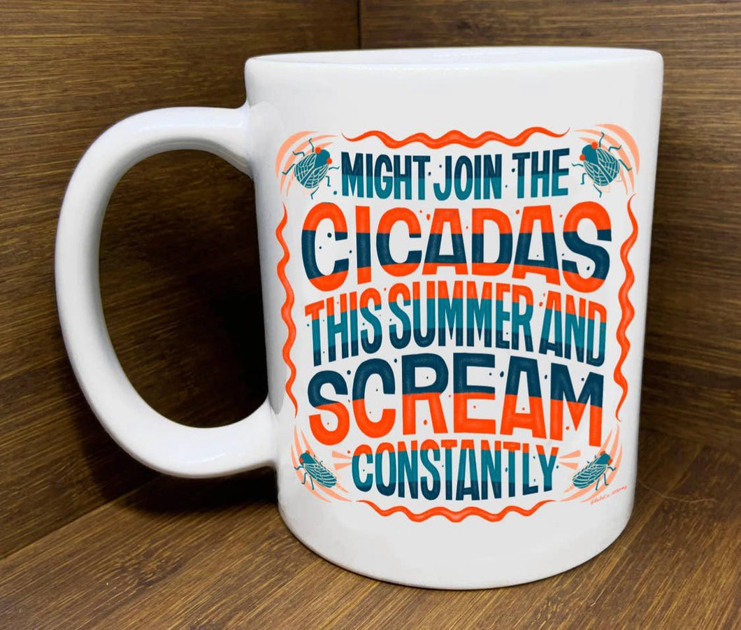 Scream Like The Cicadas Mug - Good Judy (.com)
