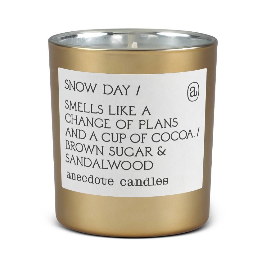 Snow Day Gold Tumbler Candle (Limited Edition) - Good Judy (.com)