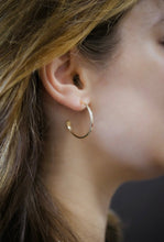 Load image into Gallery viewer, Sunburst Hoop Earrings- Small - Good Judy (.com)
