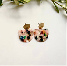 Load image into Gallery viewer, Terrazzo Tortoise Shell Earrings- Canyon - Good Judy (.com)
