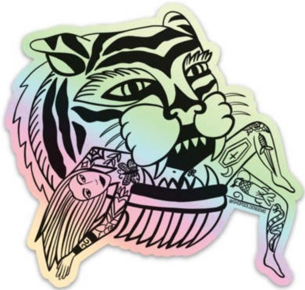 Tiger Girl Sticker - Good Judy (.com)