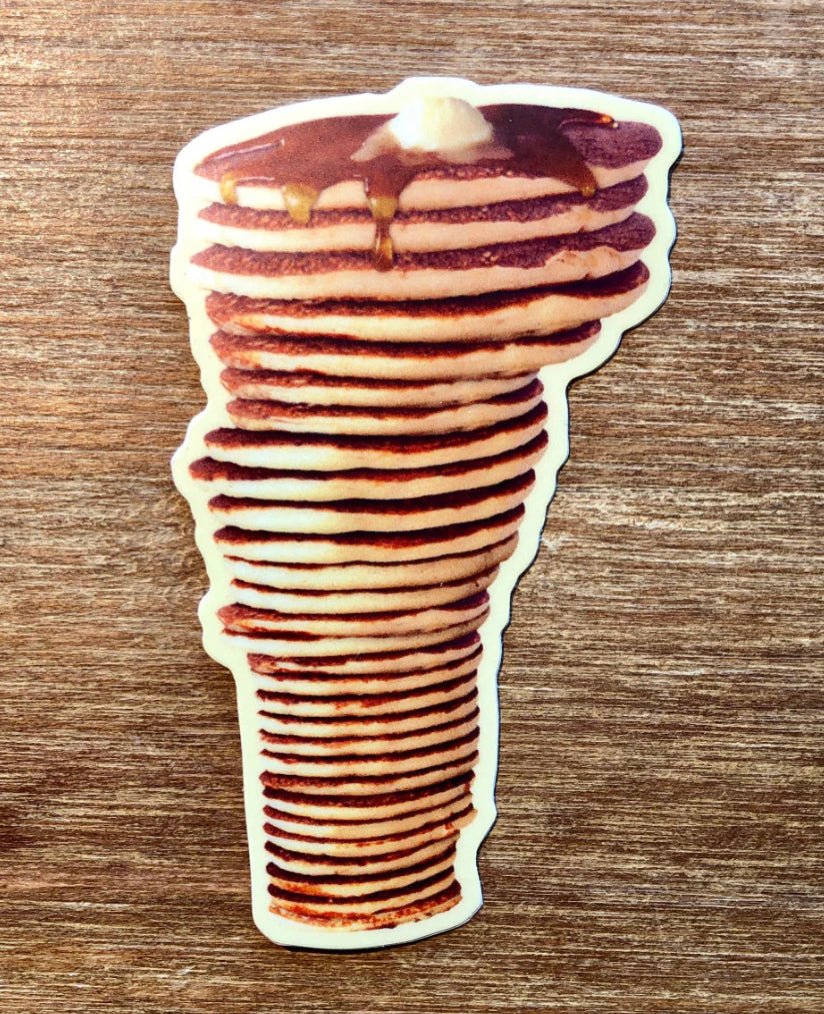 Vermont-shaped Pancake Stack Sticker - Good Judy (.com)