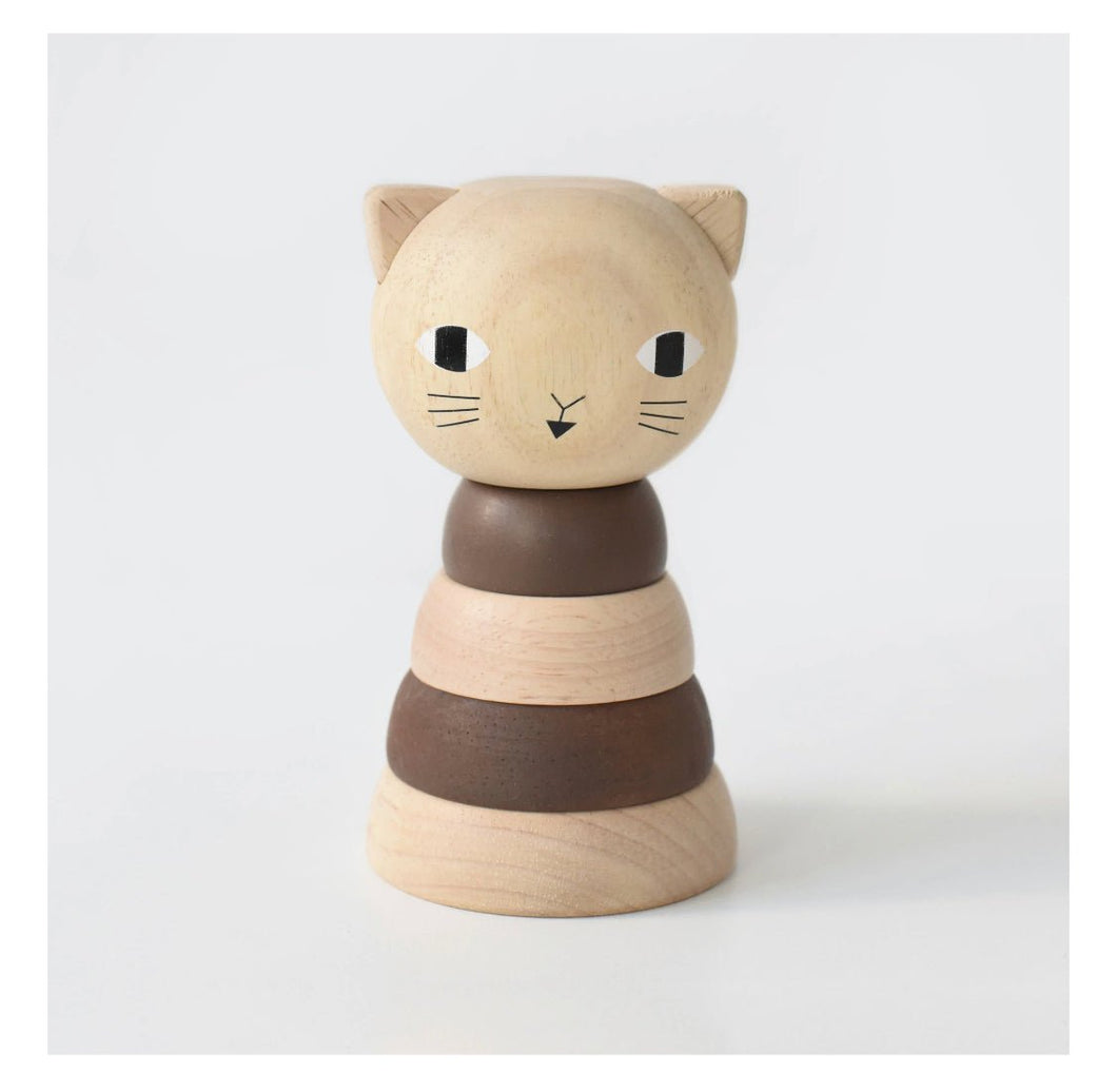 Wood Stacker- Cat - Good Judy (.com)