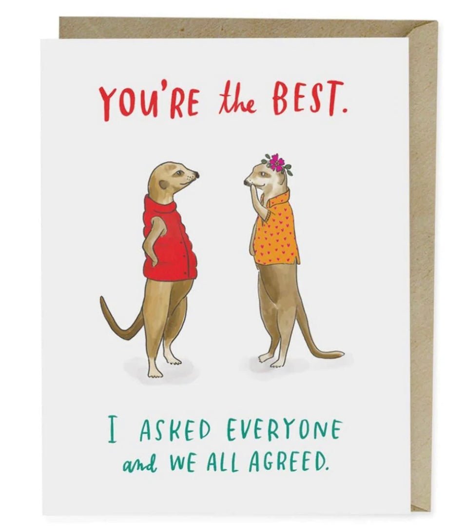 You're the Best- Thank You Card - Good Judy (.com)