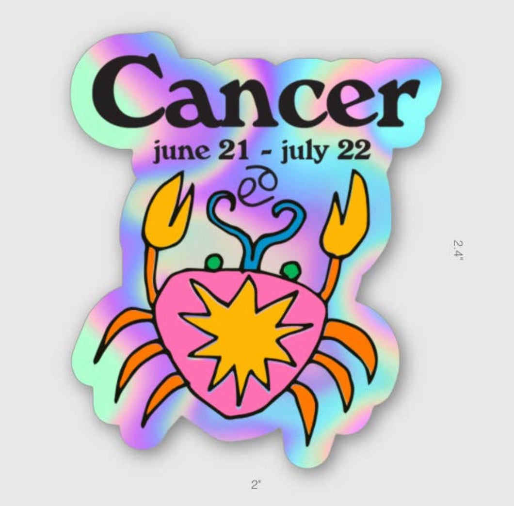 Zodiac Cancer- Sticker - Good Judy (.com)