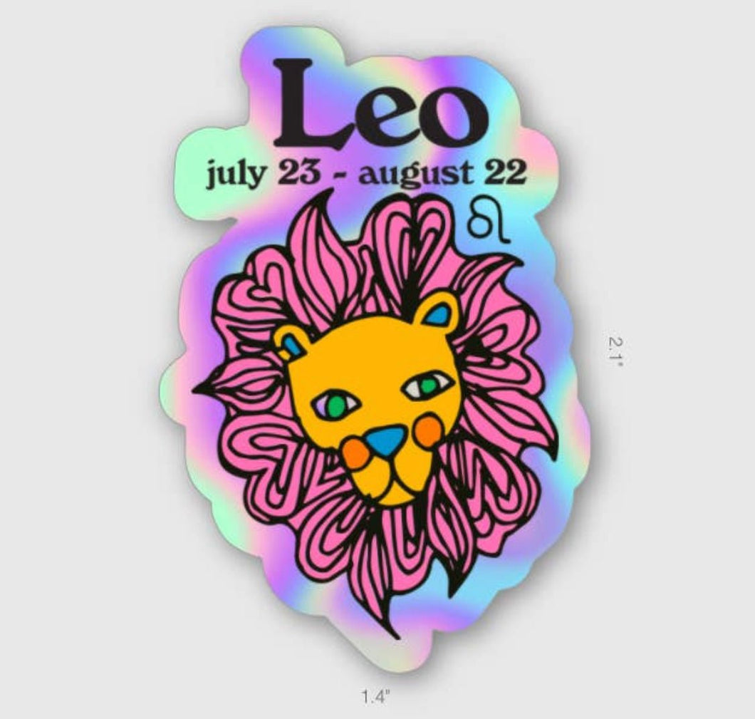 Zodiac Leo Sticker - Good Judy (.com)