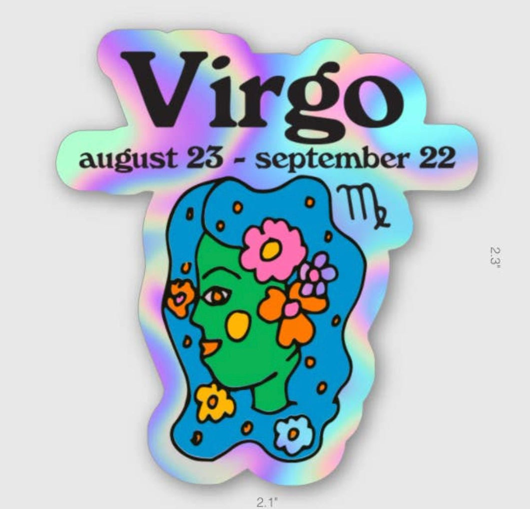 Zodiac Virgo Sticker - Good Judy (.com)